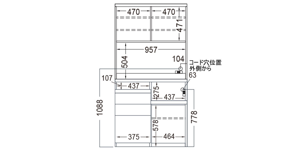 正面図