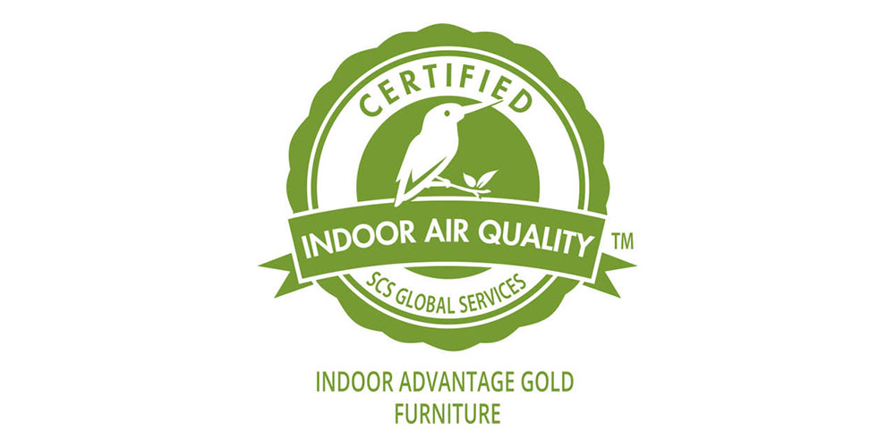 世界最高レベル、米国の大気品質基準Indoor Advantageの認証を取得しています。