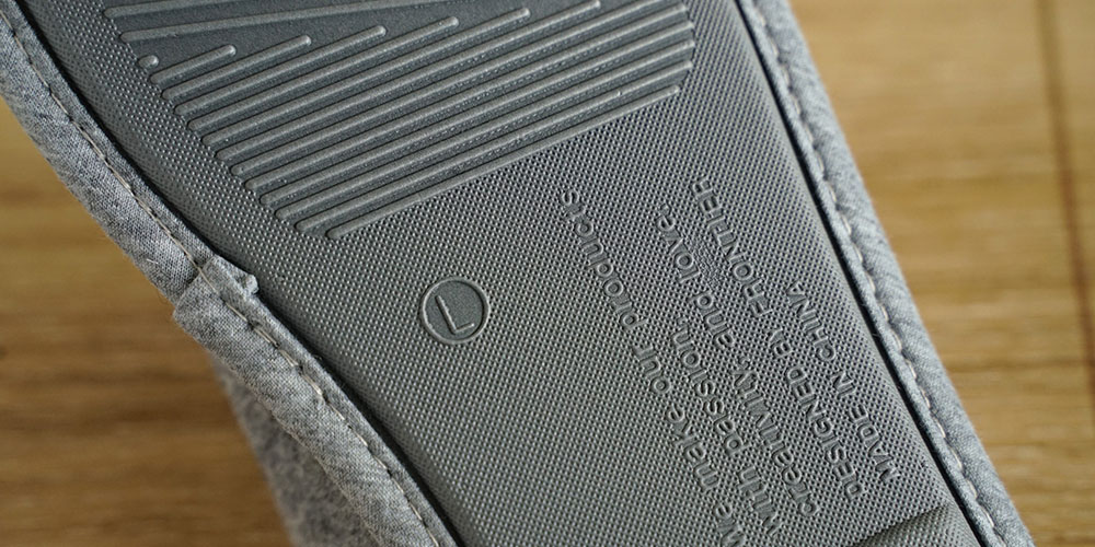 水に強いアウトソール