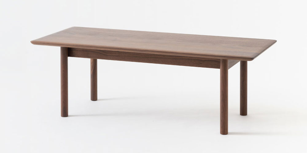 【メイン画像】リビングテーブル「SATSUKI」FP105TU」幅125cm ウォールナット材 WA色