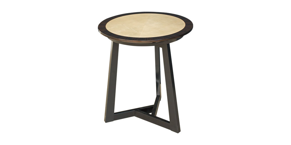 サイドテーブル「CORZA コルザ No.1」シカモアSK-12/黒檀