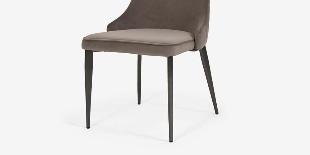 ダイニングチェア「CORZA コルザ No.1」布YNR07/脚ブラック