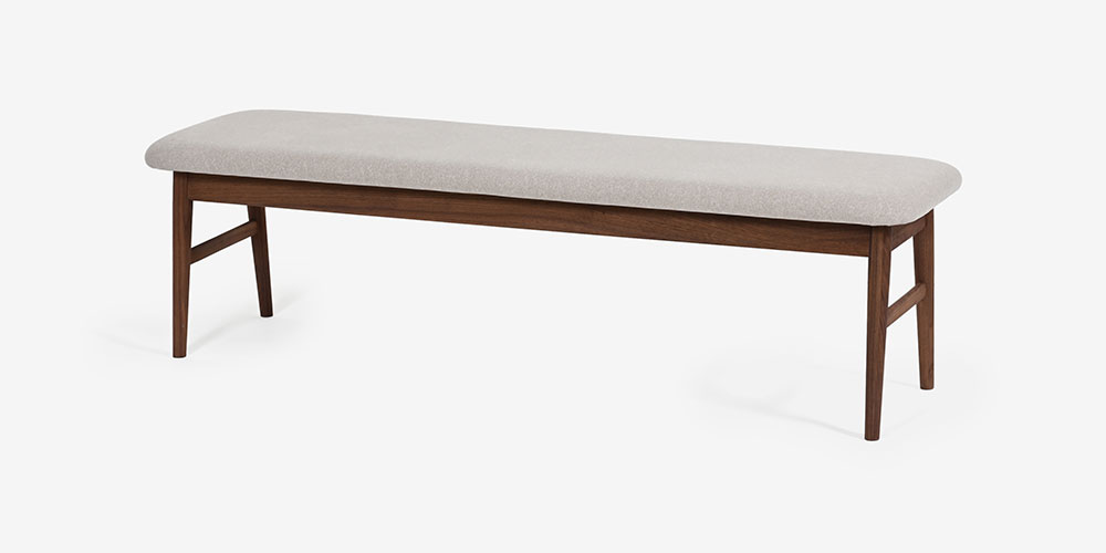 ベンチ「フィルプラス」樹種・塗装色・張地の組合せ4タイプ 全2