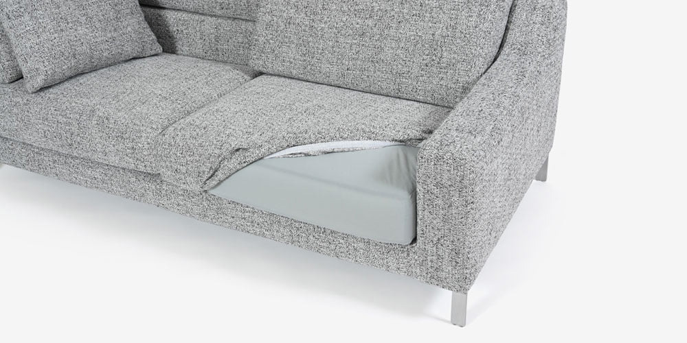 ソファ 3人掛け「リーデル」幅202cm カバーリング仕様 布#eu-2