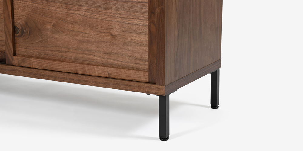 RE.カウンター幅120・WN色・下台板戸