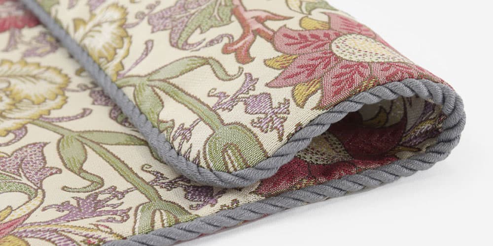 クッションカバー「ピンクアンドローズ」 ピンク 45cm角