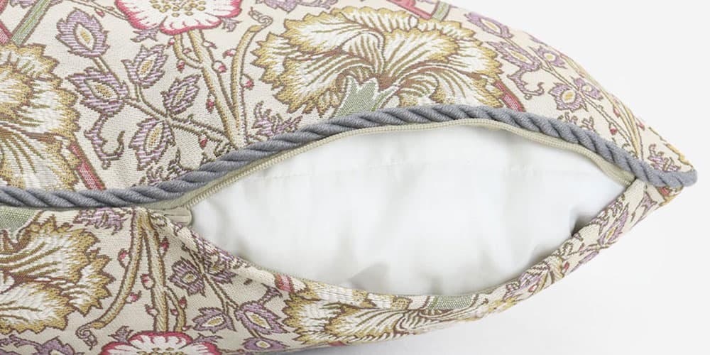 クッションカバー「ピンクアンドローズ」 ピンク 45cm角