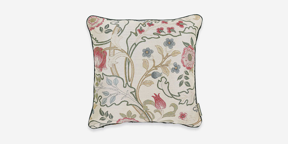 クッションカバー「マリーイザベル」レッド 45cm角