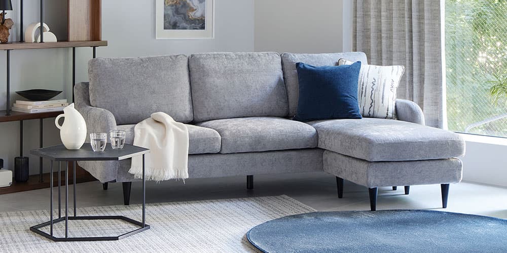 クッションカバー「ジャイアント LL1311」ブルーのコーディネートイメージ