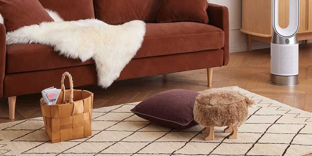 クッションカバー「ジャイアント LL1311」ピンク 45cm角のコーディネートイメージ