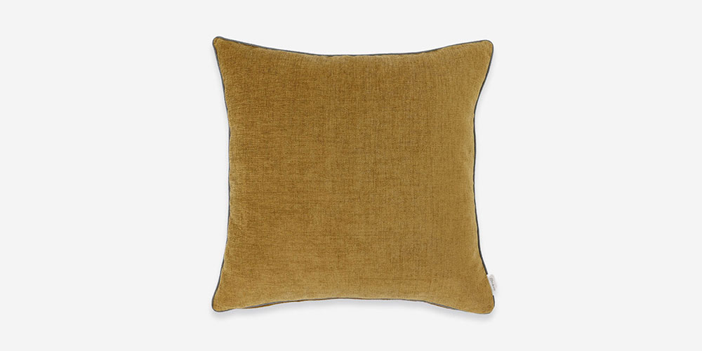 クッションカバー「ジャイアント LL1311」イエロー 45cm角