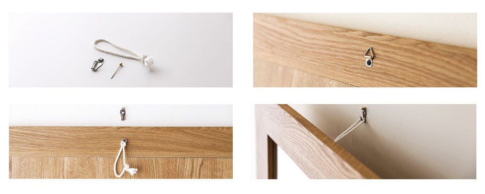 プレーンミラーの転倒防止金具