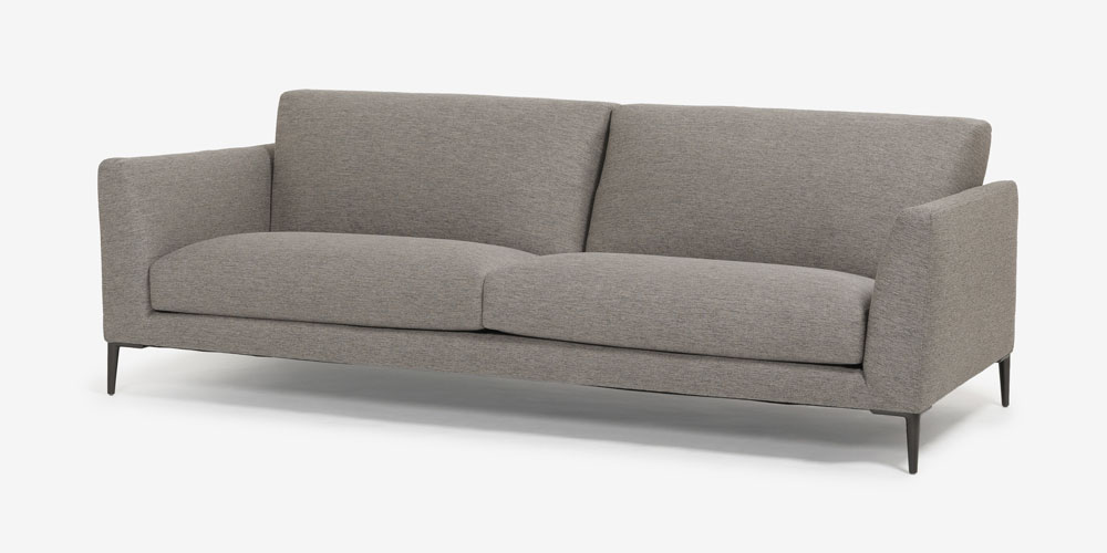 ソファイスタンテ 布グレー 斜め画像