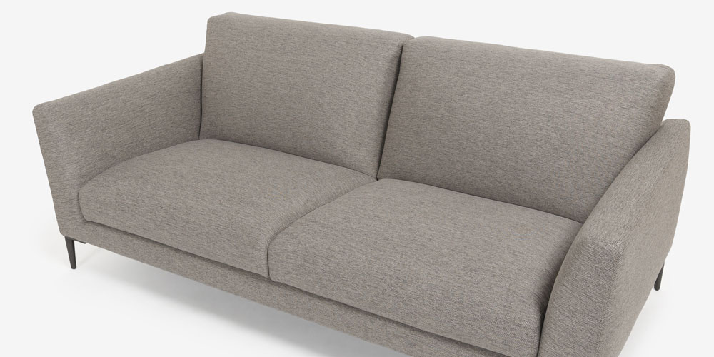 ソファイスタンテの布グレー 斜め