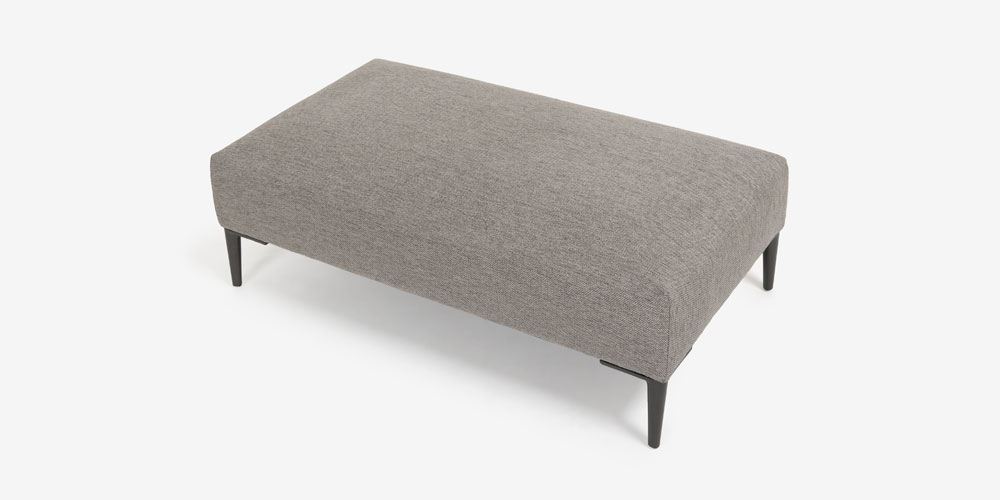 オットマンイスタンテの布グレー