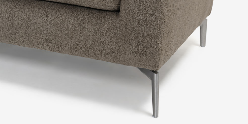 ソファ「ベラビスタ」布グレージュ色 脚部