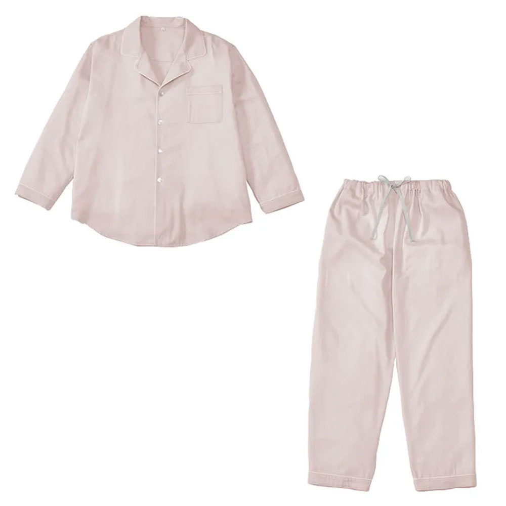 「newmine（ニューミン）コスメティックスナイトウェア NM4603」サテンテラード/ピンク