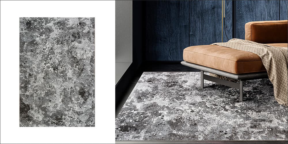 ウィルトンラグ「Mousse ムース」のブラック