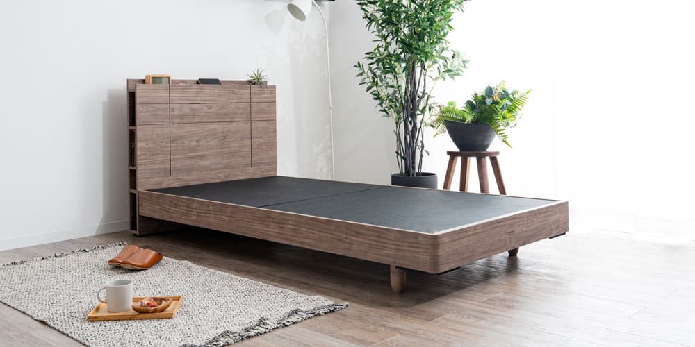 商品画像 ベッドフレーム「レンヌブックスタンド」