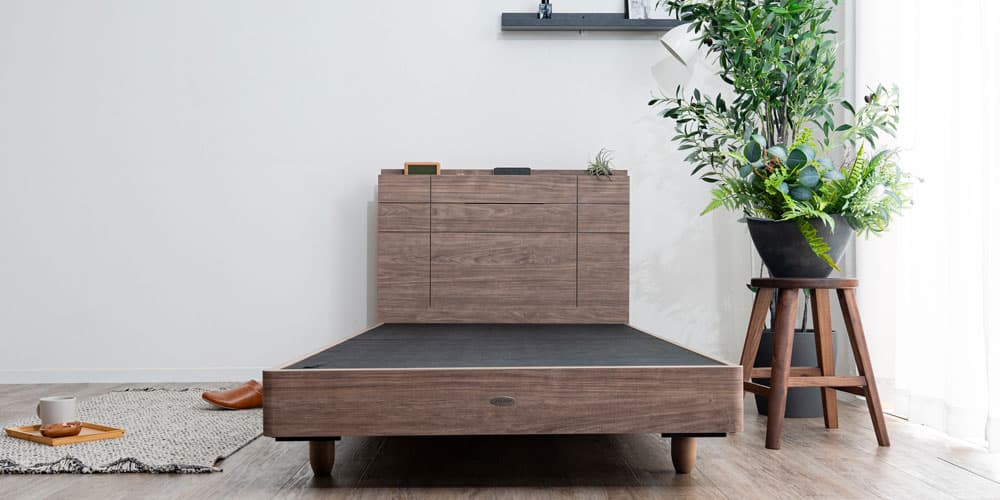 商品画像 ベッドフレーム「レンヌブックスタンド」