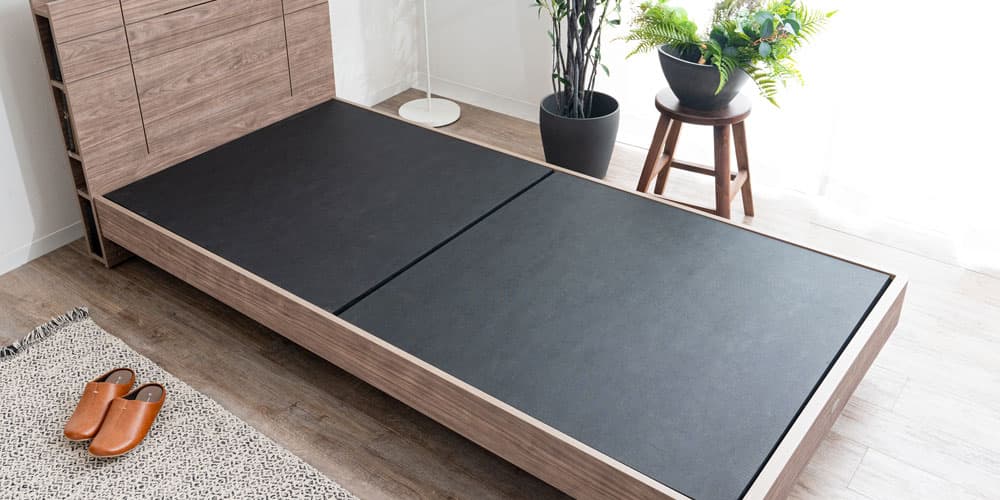 商品画像 ベッドフレーム「レンヌブックスタンド」