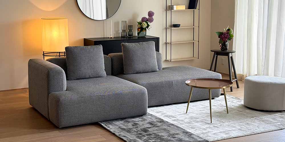 カウチソファ2点セット「SUMOWA（スモワ）」のコーディネート画像