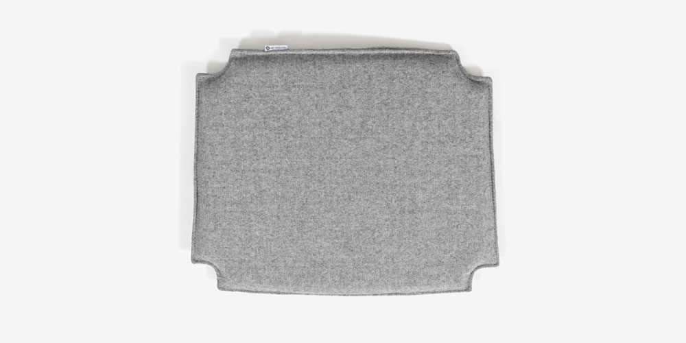 Yチェア/CH24専用チェアクッション ライトグレー色