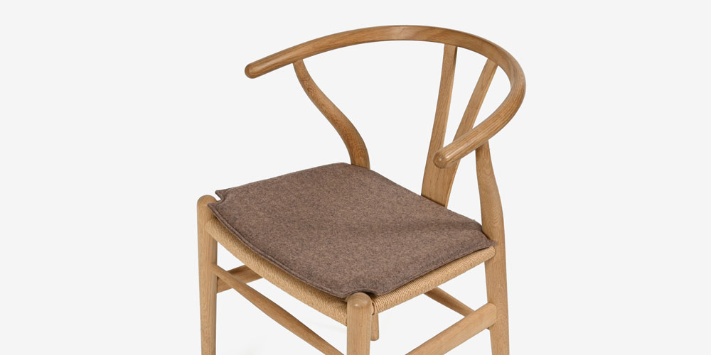 Yチェア/CH24専用チェアクッション ベージュ色