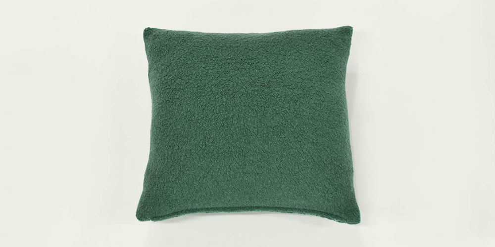 クッションカバー「ペコラ」グリーン