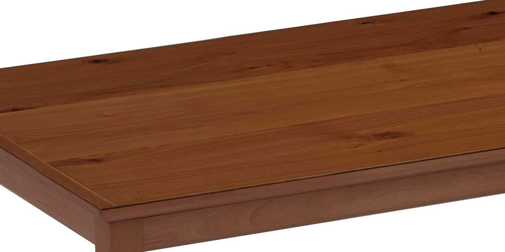 こたつ「トリム」ブラウン 天板アップ