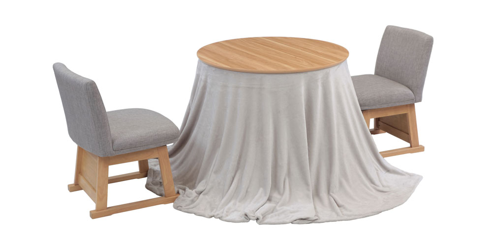 ダイニングこたつ「レイラ90 HI」のメイン画像