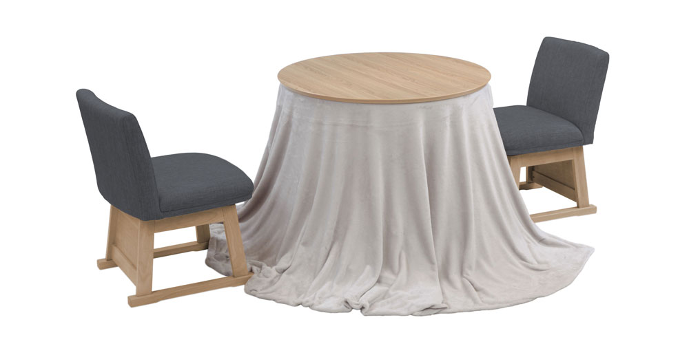 ダイニングこたつ「レイラ90 HI」のメイン画像