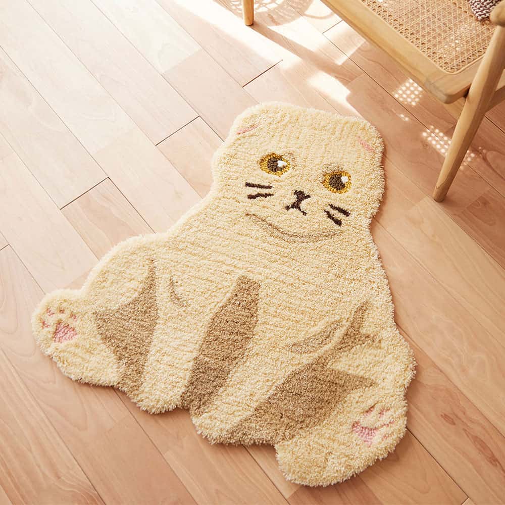 ラグ「スコスワリ」クリーム