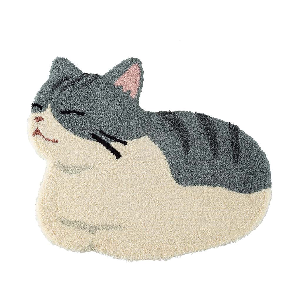 ラグ「コウバコスワリ」サバトラ