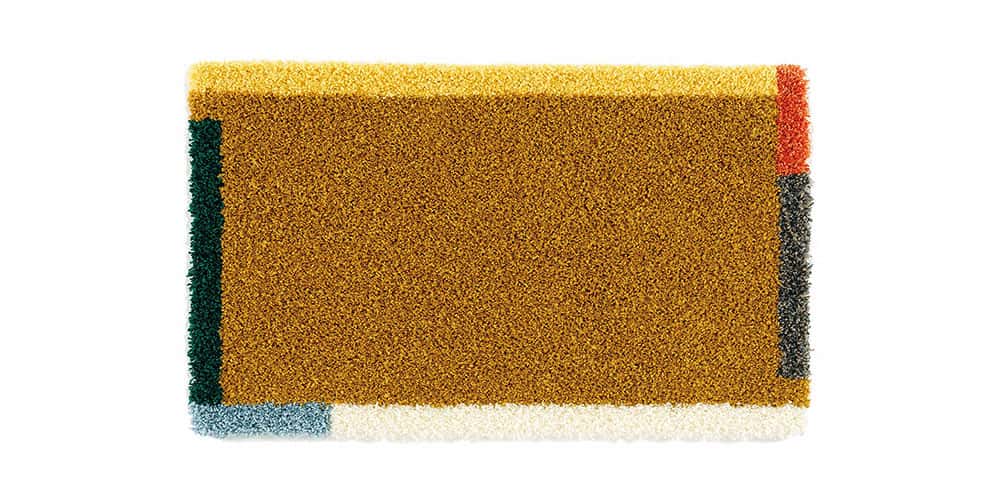 マット「カラーフレーム」マスタード