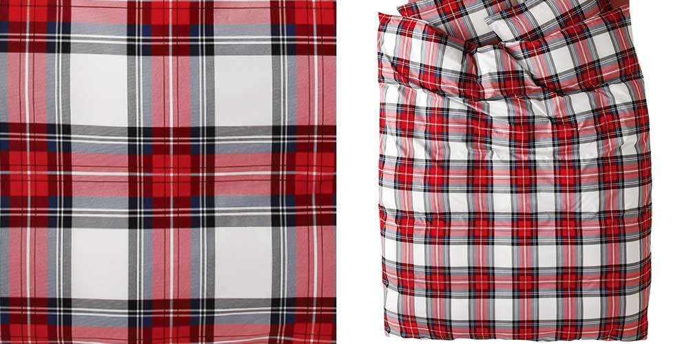 掛け布団カバー「URBANE CASA クラン」レッド