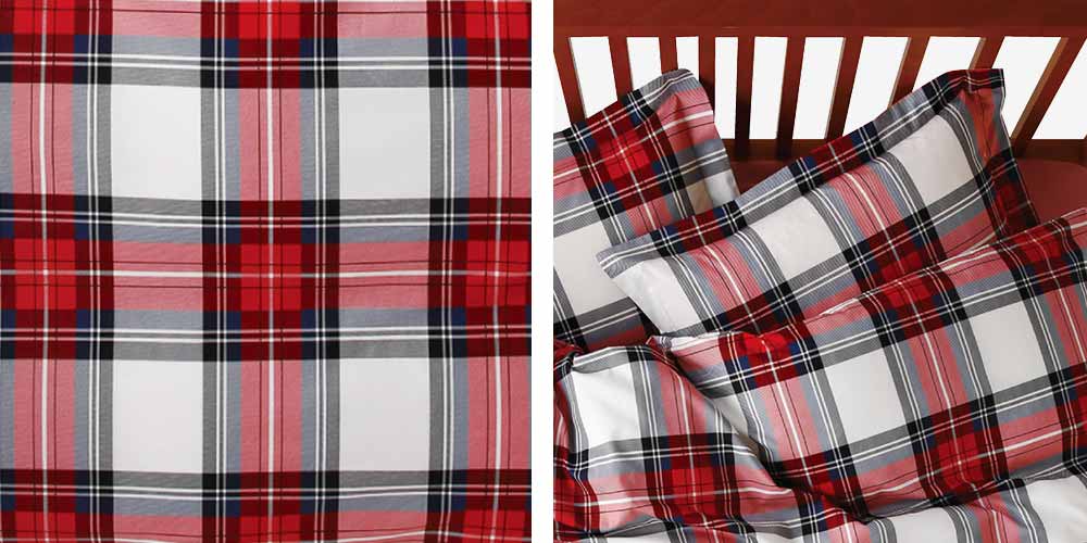 まくらカバー「URBANE CASA クラン」レッド