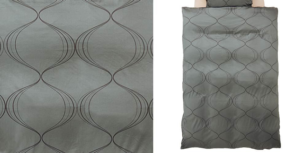 掛け布団カバー「URBANE CASA エルフ」グレー