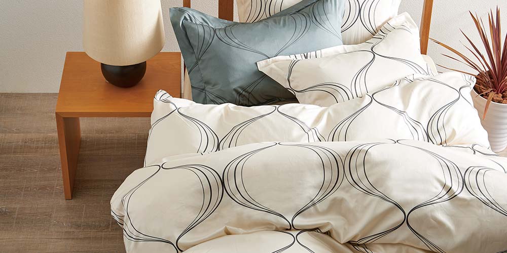 掛け布団カバー「URBANE CASA エルフ」ナチュラルのコーディネートイメージ