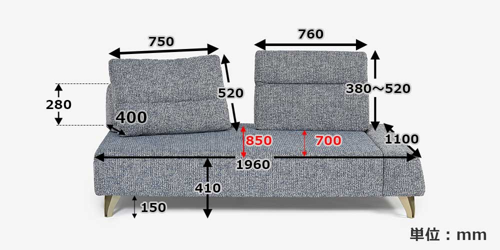 サイズ詳細 4点セット