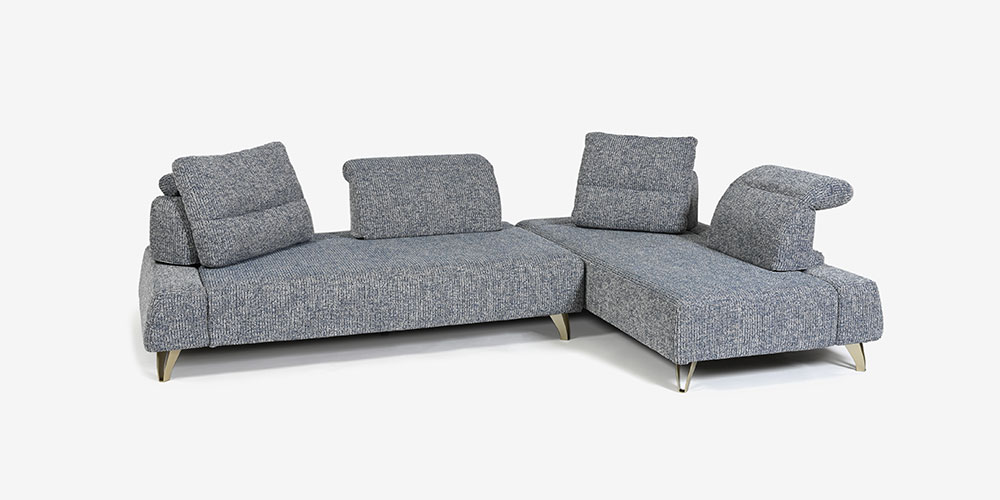 コーナーソファ「ミラージュ」の上から見た画像