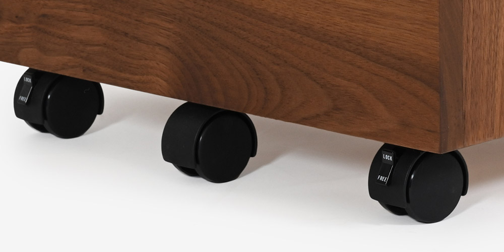 デスクドロワーズ「VEGET VGDD-N-WN」のキャスター