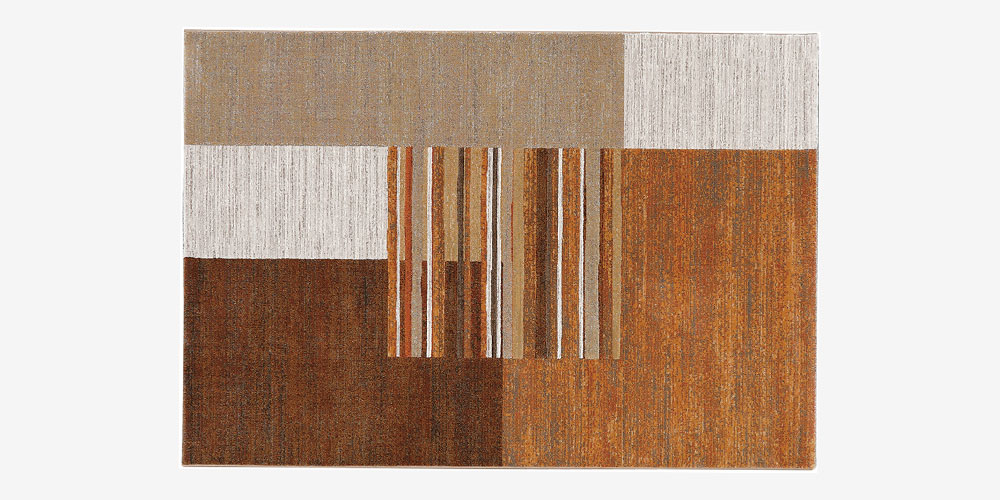 ウィルトンラグ「アルタム」オレンジ