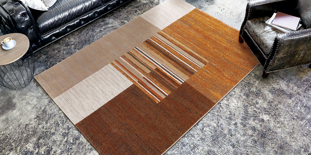 ウィルトンラグ「アルタム」オレンジのイメージ画像