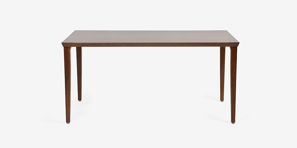 ダイニングテーブル「N-T005」幅150cm ナラ材 BWN色 正面画像