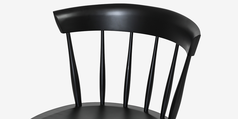 ダイニングチェア 「トリート SC6F」板座 ブナ材 BP色の背もたれ画像