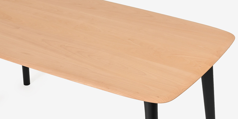 ダイニングチェア 「トリート」SC6F オーク材 NM色の座面画像