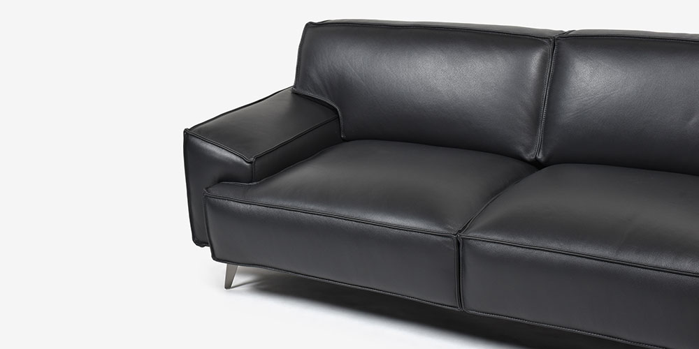 L/S78 カウチソファ（向って右カウチ） スレートグレー色の座面アップ