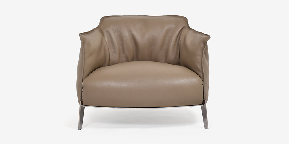 「アーチボルドグランコンフォート」革オリーチェ色の正面