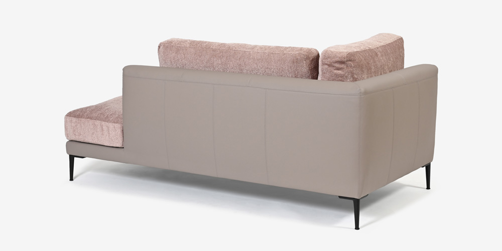 コーナーカウチソファ「メダ」背面斜めからのカット